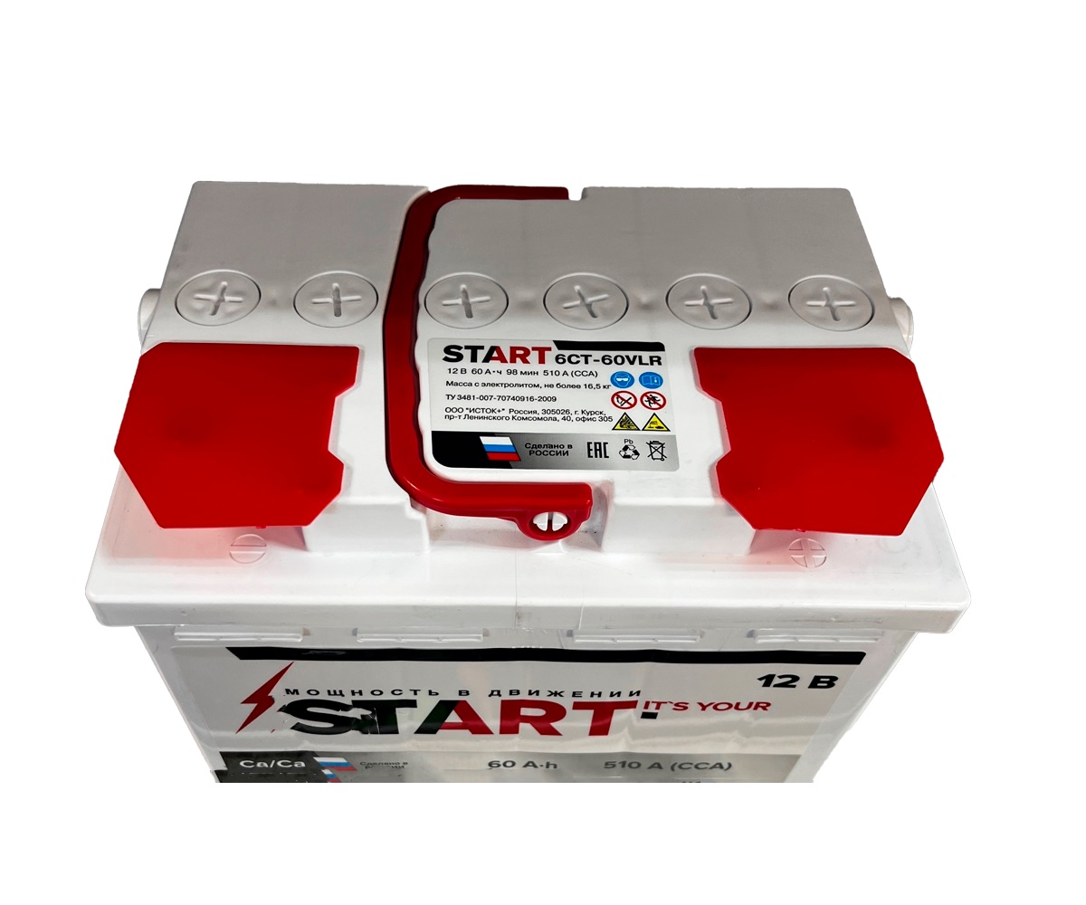Аккумулятор START, 60 Ah, обратная полярность